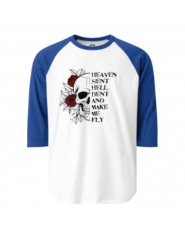 Tshirt Manches Raglan 3/4 femme - Heaven sent hell acheter en ligne