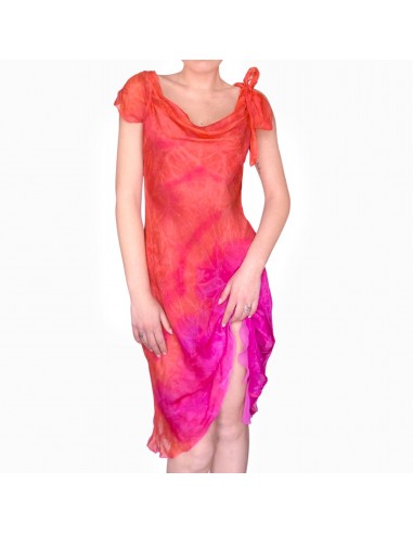 La Perla 2000's silk sunset Dress en linge