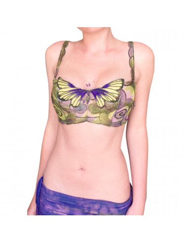 Ravage Rare Luxurious Butterfly bustier bra (deadstock) le concept de la Pate a emporter 