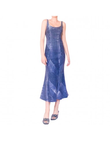 Monegasque Luxury Designer 90's stretchy denim dress de votre