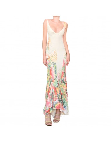 Roberto Cavalli S/S 2003 Tropical Silk Gown chez Cornerstreet bien 