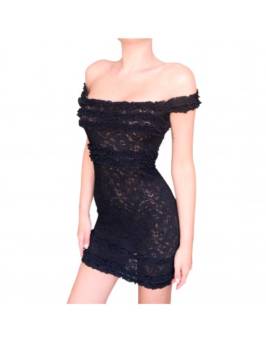 Chantal Thomass 1990s lace mini dress les ctes