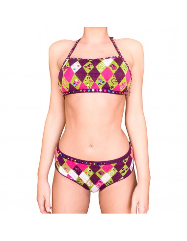 Christian Lacroix 90's Harlequin Crochet Bikini livraison et retour toujours gratuits