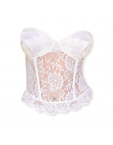 La Perla S/S 1990 iconic lace & pleats Bustier online