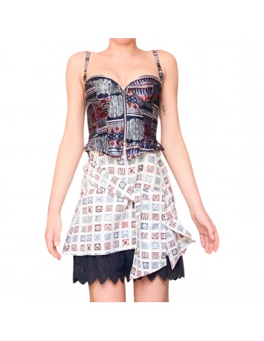 Christian Lacroix 90s insane patchwork dress la livraison gratuite