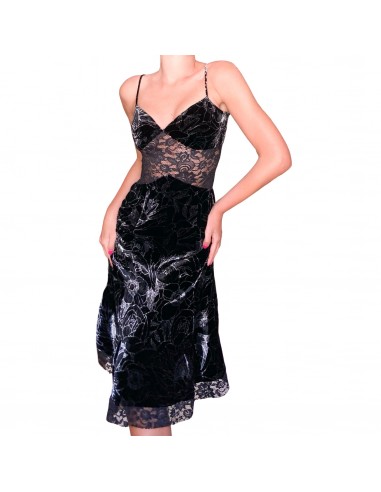 Italian Designer 1990's Velvet & Lace dress shop