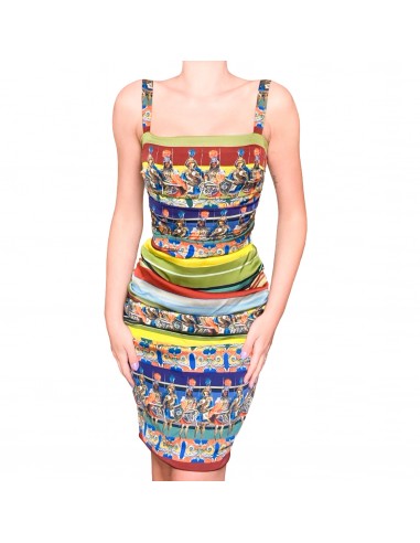 Dolce & Gabbana S/S 2013 silk corset dress - runway le des métaux précieux