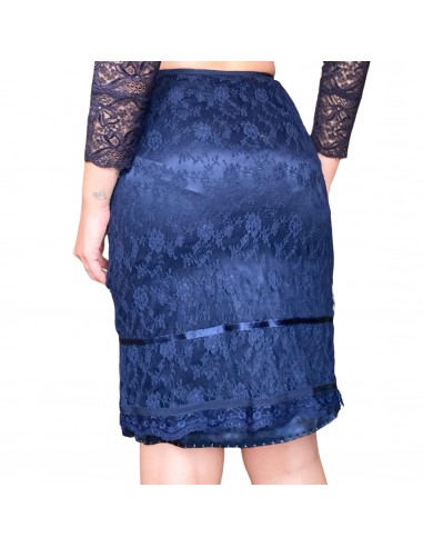 Moschino 90's lace pencil skirt rembourrage situé sous