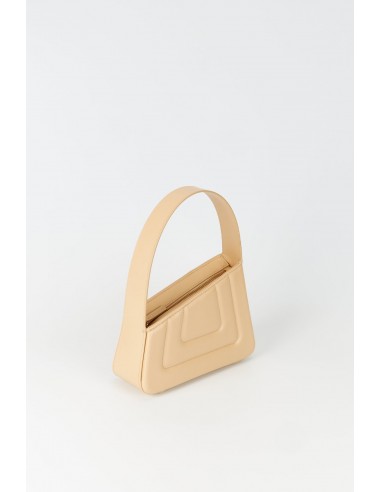 BEIGE Asymmetric Leather Quilted Mini Bag les ligaments