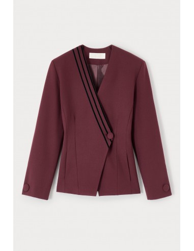 Tailor Burgundy Blazer Paris Déstockage Promo