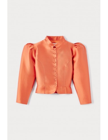 APRICOT Satin Puff Sleeve Jacket paiement sécurisé