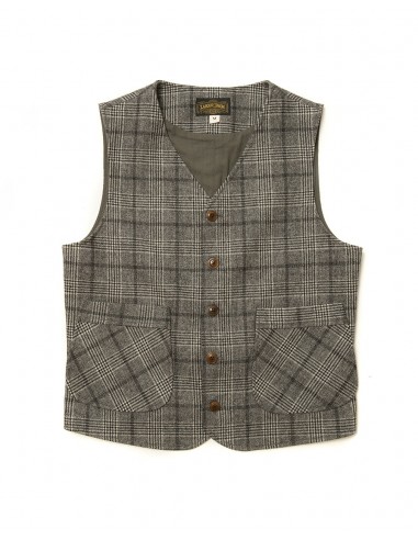 Grey Check Waistcoat suggérées chez