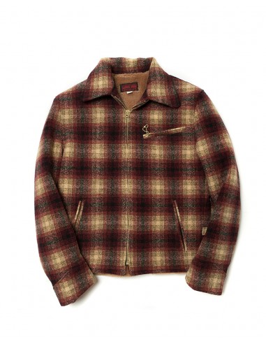 Burgundy Plaid Sports Jacket store