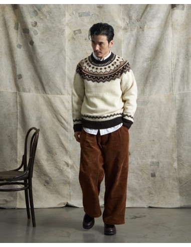 Icelandic Wool Sweaters Cream destockage