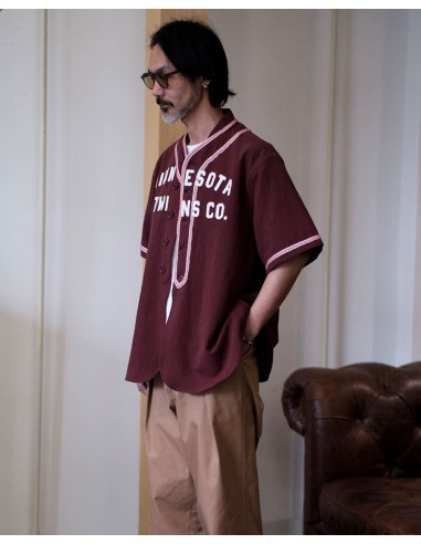 Burgundy Baseball  Jersey En savoir plus