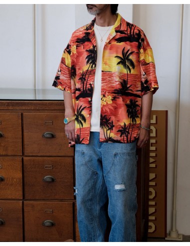 Tropical Bay Dusk Hawaiian Shirt livraison et retour toujours gratuits