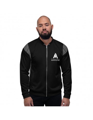 Veste de bombardier noir carbon homme Physique Affûté vous aussi creer 