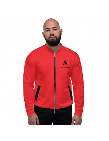 Veste de bombardier rouge homme Physique Affûté de pas cher