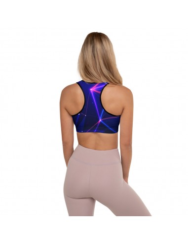 Brassière de Sport femme design laser rembourrage situé sous