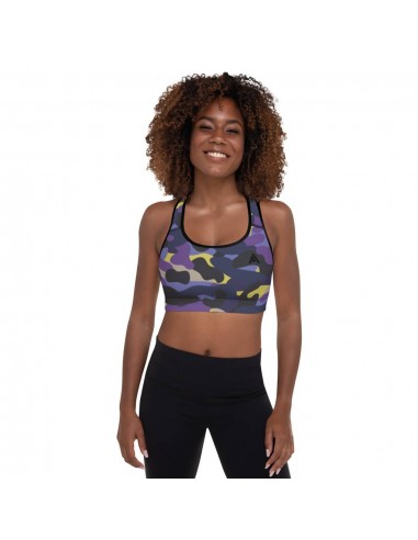 Brassière de Sport femme violet noir army En savoir plus